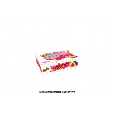 GOMA TUBO FRUTAS JELLY ROLLS KUKY 1X30X30G